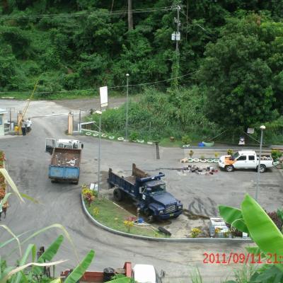 A view of the landfill