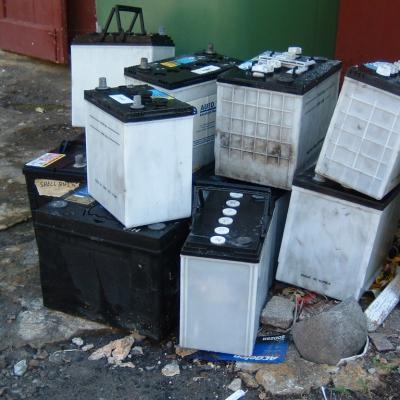Used lead acid batteries