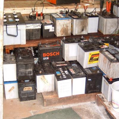 Used lead acid batteries