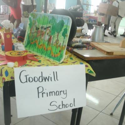 An exhibit on display by the Goodwill Primary School